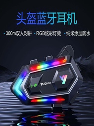 Bluetooth หูฟังกันกระแทก Y20MAX พร้อมไฟ SOS สำหรับมอเตอร์ไซค์ หูฟังกันกระแทกแบบไร้สาย สำหรับนักบิด
