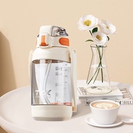 【TKK】美國進口Tritan獵鷹 手提+背帶 運動水壺1200ML-電光白