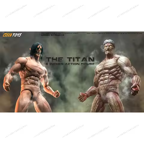 Pre-sale COSER TOYS AD 001 AD 003 1/12 Allen Attack on Titan Body with Movable Mouth 6'' Men Soldier