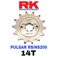 RK Front Sprocket MODENAS Pulsar NS RS 200 RK 14T RK Depan Sprocket RK520 RK 520 NS200 RS200 Motor Spare Parts