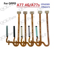 For OPPO A77 4G A77s Finger print Home Button Touch ID Connector Flex Cable Fingerprint sensor Power