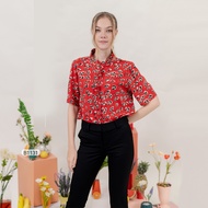 VERONIQA Blouse AM-B1131 by AMILA พีชสกิน แขนสั้น IGPU24-1