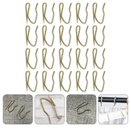 【HOT HEZKKKZQWE 640] Curtain Hooks Shower Metal Rings Drapery Pin Steel Stainless Hook Decorative Slide Rail Door Bathroom Hangers Clips