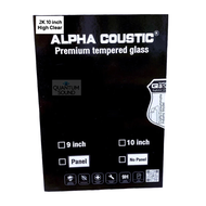 Alpha Coustic ฟิล์มกระจกกันรอย สำหรับติดจอแอนดรอยรถยนต์ รุ่น 2K Q series (Q9 Q10 Q11) มีขนาด 9 นิ้ว