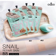 [HOT] Bb Cream Odbo Snail Repair Skin Tip 10ml