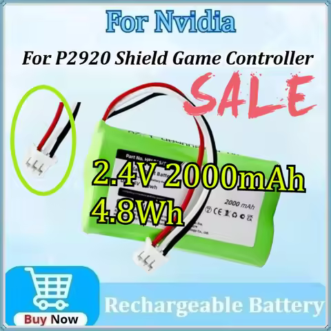 2.4V 2000mAh 4.8Wh for Nvidia P2920 Shield Game Controller Shield TV Game Controller HRLR15/51 New R