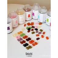 Unichi Gummy Bear Saffron Gummy Bear 60pcs/Bottle Imported from Australia Unichi Gummy Bear Full Ran