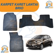 KARPET LANTAI KARET BRIO / ALL NEW BRIO / KARPET KARET MOBIL BRIO ALL NEW BRIO / KARPET BRIO ALL NEW