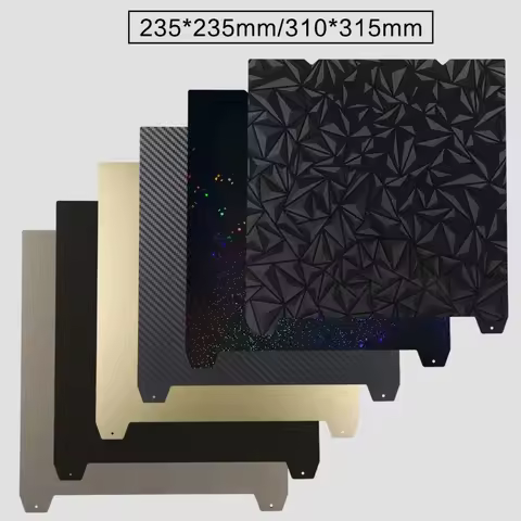 For Creality K1/K1C/K1 Max Build Plate PEI Steel Sheet PET PEO PEY Smooth Heated Bed 235x235mm 310x3