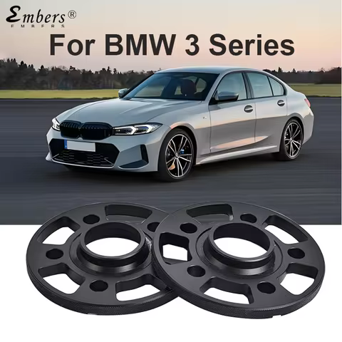 Embers For BMW 3 Series 2018-2025 Black 5x112 CB 66.6mm Wheel Spacers Rims Hub Adapters Forged Alumi