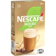 Nescafe Hazelnut Latte Coffee Sachets 10 Pack - Australia