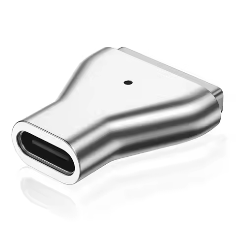 High Quality Laptop Magnetic T-Tip PD Quick Charging for Magsafe 2 to Type-C Plug Converter USB C Ad