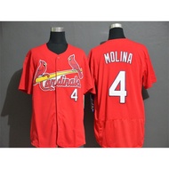 MLB Cardinals Baseball Jersey St. Louis Cardinals Embroidered Baseball Jersey Baseball Uniform Cloth