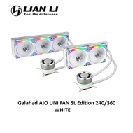 LIAN LI Galahad 240 / 360 Uni Fan SL Edition AIO Liquid Cooler - White (240mm/360mm)
