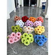 Event flowers - decorative flowers, 7 dahlias, 3 flowers