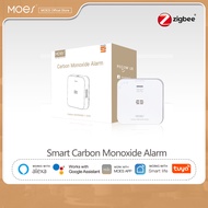 MOES Tuya ZigBee CO Detector Alarm Gas Leak Carbon Monoxide Detector Wireless Household Gas Siren Al