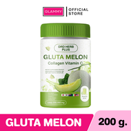 Gluta Melon Collagen Vitamin C กลูต้า เมล่อน คอลลาเจน วิตามินซี ผิวฉ่ำ ชนิดผงชง DRD HERB (ตรา ดีอาร์ดี เฮิร์บ) 200 g.