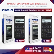 CASIO Scientific Calculator FC-100 FC-200V  GUARANTEED AUTHENTIC financial calculator v2 BLK exam fi