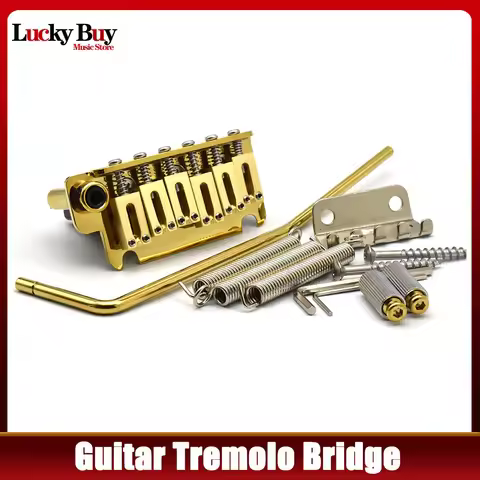 2 Post Point Double System Bridge Electric Guitar Tremolo System Bridge for ST Electric Guitar