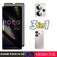 3 inC 1 Ceramic Mate Xiaomi Poco F6 5G Privacy Screen Protector Package