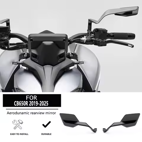 For Honda CB650R CB650R CB 650 R CB 650 R 2019-2025 Universal Motorcycle Mirror Wind Wing side Rearv