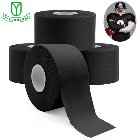 1 Roll OK TAPE Tape Precut, Black Athletic Waterproof, Durable Super Sticky Kinesiology Tape for Han
