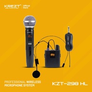 PROMO- WIRELESS MICROPHONE KREZT KZT 298 - GERBANG SHOP01
