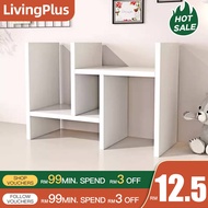 Multipurpose Desk Organizer Book Rack  Book Shelf Home Office Table Organizer Rak Buku Extendable Ta