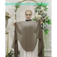 12.12 MALL Latest oval curve ceruty babydoll hijab/veil/ pashmina hijab/ 180 x75 cm