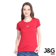 J&G Girls Round Neck Basic Fit 3x1 Horizontal SPX - H5EG8001