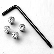 Custom CNC Stainless Steel Screws With Tool Screw Set for P4 1911 Grips Model
