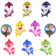 1pcs Cartoon Fish Baby Shark Foil balloon  Birthday Party Decoration Gifts set