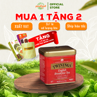 Trà Twinings English Breakfast Tea Hộp Thiếc 100GR | Trà Đen Bữa Sáng Thương Hạng Cao Cấp Loose Tea