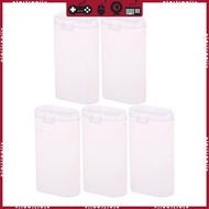 STA 5 Pieces Plastic 18650  Storage Box for Case 2 Slot Way DIY Batteries Cli