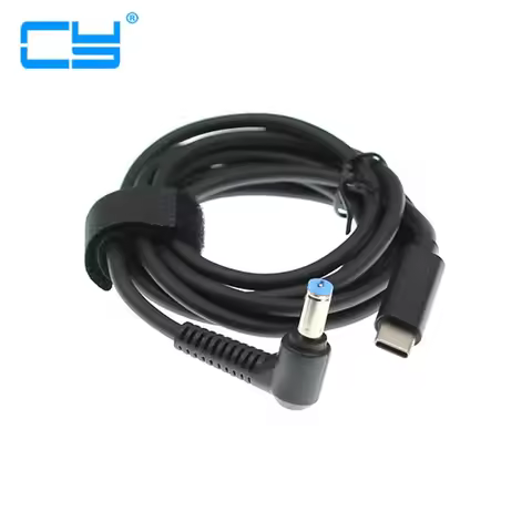 DC USB Type C to 5.5x1.7 5.5*1.7mm Male Plug Converter USB C PD Charging Cable Cord for Acer Aspire 