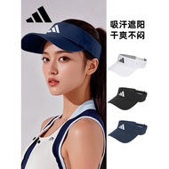 Adidas Hollow Top Hat Adidas Marathon Hat Running Sports Sunscreen Hat Navy Blue Ladies Genuine Prod