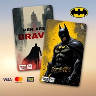 BATMAN TNG - TOUCH N GO STICKER CARD / ATM CARD STICKER COVER, TNG CARD, ATM CARD
