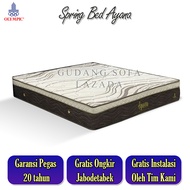 Set Dipan + Kasur Spring bed Ayana Olympic. 120x200 - 160x200 - 180x200. Bergaransi. Tidur lebih nya