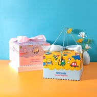 Ready Stock Kids square box kid toy fullmoon birthday party door gift box present