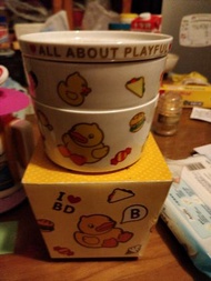 B duck ceramic bowl set 碗