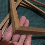 Scandinavian Minimalist Acacia Wood Frame for Farmhouse Display Size 30x40 cm