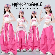 Kids Dance Outfit Hip Hop Shirt Hiphop Costume Kids Crop Top Kids Girl Jazz Dance Costume Catwalk Pe