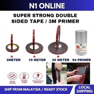 3M Super Strong Double Tape 3M Primer 94 Double Sided Tape Water Proof Heavy Duty Outdoor