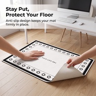 Anti-Slip Chair Mat for Home Office & E-Sports Rooms - Durable Polyester Floor Mat