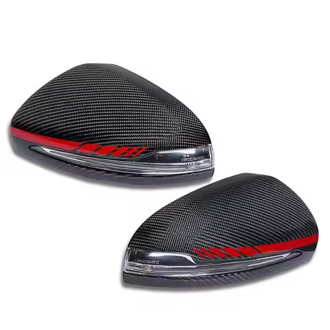 Carbon Fiber Mirror Covers For Mercedes Benz W205 X205 W222 W213 C63 S63 E63 AMG