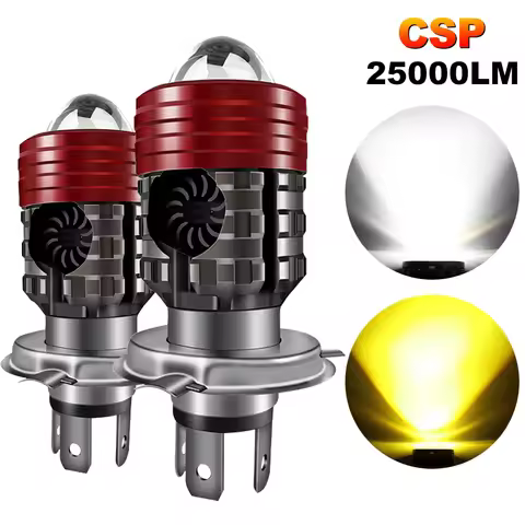 25000LM H4 Led Motorcycle Headlight LED BA20D H6 P15D Lamp LED 3570 CSP High Low Beam Led Bulb Motor