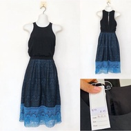 Saturday Club Lining Brocade Midi Dress