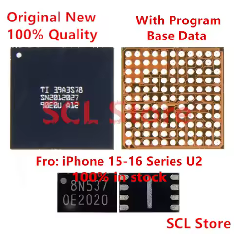 (1-5Set) New IC For iPhone15 15PRO MAX 16pro max 16PM U2 charging IC SN2012027 with Data For U2 rech