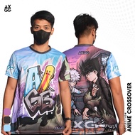 AXGG "Anime Cross Over" - Sukuna x Vegeta / Killua x Vincent / Ace x Sabo x Luffy Shirt