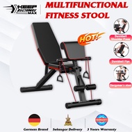 【THICKEN】Columbus Fitness Bench Press Chair Dumbbell Bench Gym Bench Sit-up bench Fitness Equipment 